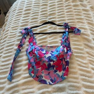 Floral Women's Top with adjustable straps